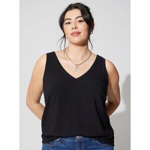 Torrid Challis Stitch Detail Tank